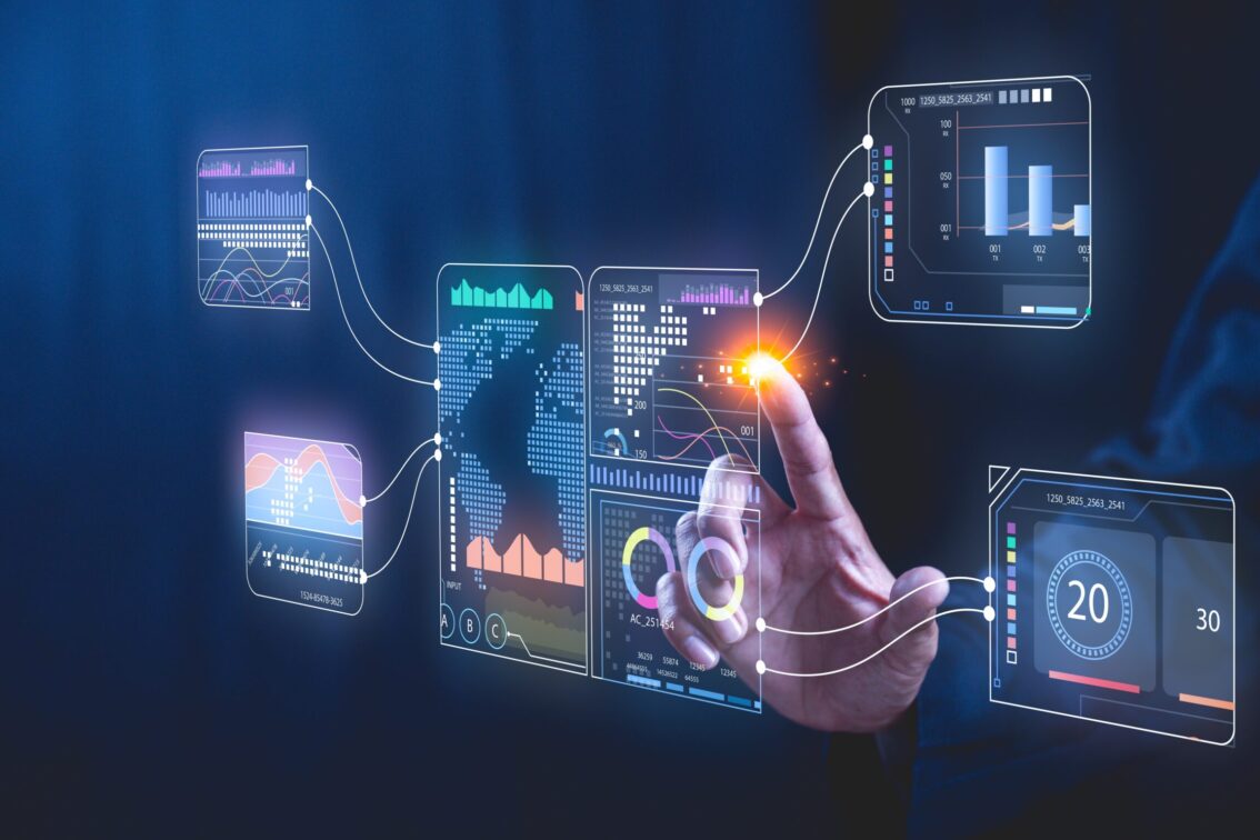 Analyst,Working,With,Business,,Concept,Digital,Transformation,Technology,Strategy,,Analytics